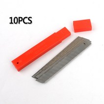 VEDANA_ 학교 사무실 안전 종이 테이프 공예 커터날S 재단 10PCS 공작 제도 리필 언박싱 서류 도루코 스치로폴 박스 포장 사무용 학원 3750588p, 수량, 5개