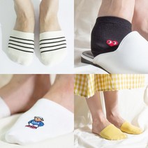 안벗겨지는 블로퍼 양말 뮬 슬링백 덧신 페이크삭스