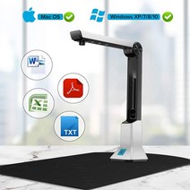 북 스캐너 책 문서 리더기 비파괴스캐너 kc5m01 pro 휴대용 ​​8 메가 픽셀 고화질 캡처 a4 카메라 파일 인식 windows macos 41, 협력사