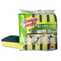 국산 쓰레임 노란색 녹색 주방 수세미 산업용 설거지용 냄새제거 식당 세면대청소, 1개, 상세페이지참조