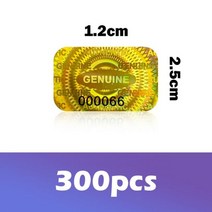300600pcs 25x15cm 보안 씰 Tamper Proof 스티커 홀로그램 보증 Void 레이저 라벨 일련 번호 접착, 300pcs 2