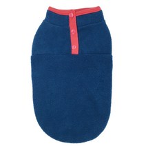 반려견겨울 새로운 애완 동물 강아지 옷 개 의상 스탠드 칼라 양털 따뜻한 조끼 재킷 디자이너 작은 대형, 05 Dark Blue_03 M