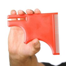 헤어미용재료 헤어컷 도구 멀티 커브 헤어라인 템플릿 스텐실 가이드 미용 스타일 눈금자 스타일링 도구용 헤어 클리퍼와 호환 가능, [01] white