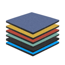 야외 유치원 스포츠 고무 바닥 어린이 놀이터 바닥, 50 50 1.5