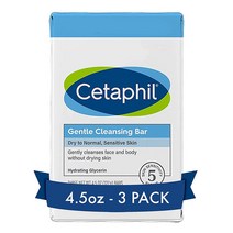 세타필 젠틀 클린징 바 3개 Cetaphil Gentle Cleansing Bar Soap 3ea
