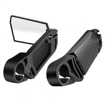 공간 절약 1 쌍 Foldable 실용적인 내구성 자전거 후면 거울 ABS 핸들 막대 도로 자전거에 대 한 넓은 각도, 01 Black