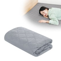 일상공감 뽀송착 침대커버, 그레이 1개