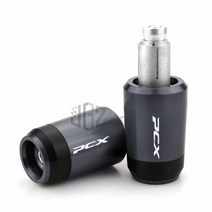 pcx윈드스크린 롱스크린 22mm 오토바이 cnc 핸들 바 엔드 그립 플러그 밸런스 슬라이더 혼다 pcx 125 150 2013-2017 2018 2019 2020 액세서리, 티탄