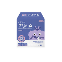 아이수 무방부제 구강티슈 50매입, 309g, 1개