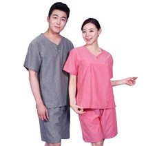 DSY02 찜질방 피부관리샵 사우나 마사지 에스테틱 가운, DSY02 회색S