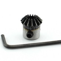 베벨기어 톱니기어 1pcs 1M15T 금속 우산 톱니 베벨 기어 헬리컬 모터 15 보어 6mm 너비, 1.15 Teeth - 6mm