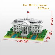 도시 건축 루브르 박물관 엠파이어 스테이트 빌딩 블록 노트르담 마이크로 벽돌 세트 피라미드 세인트 바실 성당 모델, 062 no box