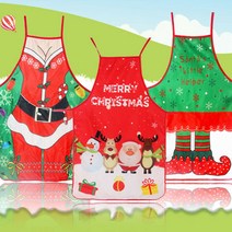 새로운 1Pc 크리스마스 요리사 앞치마 숍 작업복 주방 요리 앞치마 Chtistmas 선물, 07