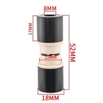자전거 쇼바 리어 쇼크 합금 산악 리어 쇼크 업소버 부싱 액세서리, 52mm, 1개