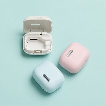 아이리버 휴대용 무선 UVC-LED 미니 칫솔살균기, 화이트