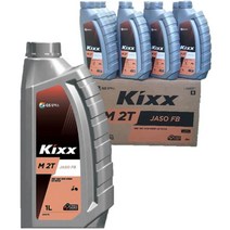 예초기오일. 킥스M 2T. 박스(1L/12), 박스(1리터/12)