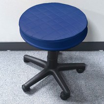 베드스토리 주문제작 보조 원형 둥근의자 커버, 24.검정(100%면)