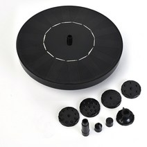 물레방아 오줌싸개동상 작은 연못 만들기 분수대 설치 2.5w 태양열 물 분수 수영장 6, 1-태양 분수