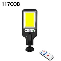 태양광 sola 뜨거운 판매 광 가로등 야외 117 개 암 나무 매 무선 보안 벽 램프 모션 센서 정문 정원에 대 한 3 가지 모드, 117 개 암 나무 열매, 8개