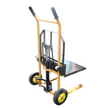 미니 지게차 리프트 수동 화물 무거운짐 옮기기 하역, 스트레이트 휠 200kg 리프트 0.9m