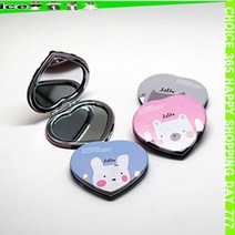 하트 메탈 손거울 손 메탈손 양면 거울, [선택] 1