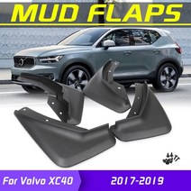 4Pcs 오토메틱 차 Mudflaps 전면 후면 진흙 플랩 Mudguards 스플래쉬 가드 Fender Flares For Volvo XC40 액세서리, [01] XC40--