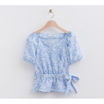 로엠 플라워 랩 블라우스(2colors) RMBLD37RT3