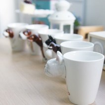 3D 머그컵 강아지, twoable 슈나우져
