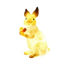 달토끼 야외 조형물 장식품 조경 인테리어 동상 실외, 전기 토끼 램프 모델 A 1W