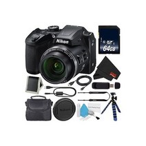 니콘 카메라 DSLR Nikon Coolpix B500 Digital Camera - Black 26506 Pro Bundle
