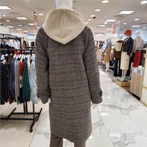 막스카라 NC11 후드롱체크코트 M24QWH382MEG1