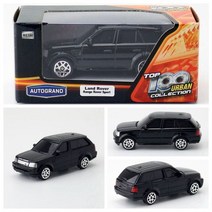 RMZ-시티 1:64 다이트 금속 장난감 스카니아 트럭 자동차 모델 BMW 폭스 바겐 벤스 도요타 포드 SUV 스포츠, 09 L R Range-Black