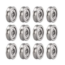 U604ZZ 깊은 그루브 볼 베어링 4mm x 13mm 이중 금속 차폐 GCr15 크롬 스틸 12개 USA 미국