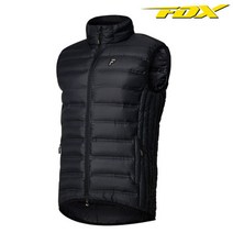 [FOX RIDERS]폭스라이더스 방풍다운조끼 P180 BLACK