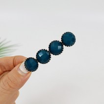 빈티지 앤티크 호마이카 러브볼 6 cm 헤어핀 자동핀