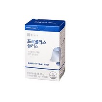 종근당건강 와일드비 프로폴리스 플러스 몸속염증제거 면역력높이는영양제 60캡슐, 1개, 00. 60캡슐