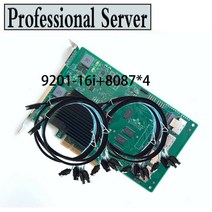 LSI-9201-16i 6Gbps 16-레인 SAS HBA P19 IT 모드 ZFS FreeNAS unRAID + 4 * 케이블 SATA, 한개옵션0