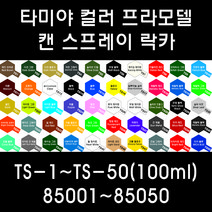 타미야 컬러 프라모델 캔 스프레이 락카 TS-1~TS-50(100ml) 85001~85050, 85009 TS-9 브리티시 그린