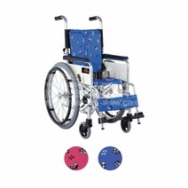 어린이 휠체어 Jr-2 (20) 학생 주니어용, 팬더 핑크, 1개