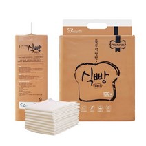 흡수력 빵빵 식빵패드 프리미엄 강아지패드100매, 없음