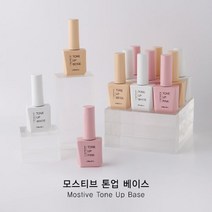 모스티브 칼라 젤폴리시 톤업 베이스 젤 12ml, 핑크, 1개