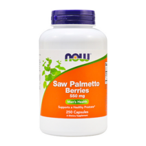 나우푸드 쏘팔메토 베리스 550mg 250캡슐 ( SAW PALMETTO BERRIES 550mg 250 CAPS ) 남성 건강, 1개