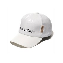 마크앤로나 남녀공용 로고 골프 캡모자 화이트, FREE, 색상:화이트 / 사이즈:FREE