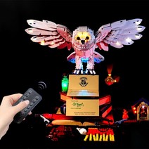 해리포터 부엉이 블록 헤드윅 호환블럭 중국호환76391 호그와트 해리포터 굿즈 인테리어 장식 부엉이 피규어 중국호환블록 [재고있음/빠른출고]+[A/S가능], 오리지널+LED