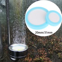CO2 기포기 이산화탄소 세라믹 수족관 디퓨저 반응기 나노 정제 디스크 교체 슬라이스 수족관 수생 어항 액세서리 2 cm 3cm 어항산소공급기 기포발생기, 31mm