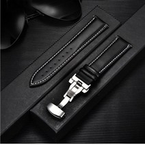 셀럽하우스 손목시계 암소가죽 스트랩 폭20MM 블랙, 기본상품