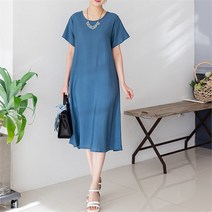 빅사이즈 104 쿨라운드넥인견원피스 DBZE049