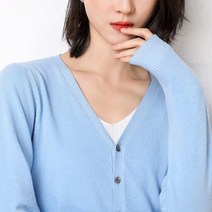 [별별천지] 여성 가디건 니트티 브이넥 니트가디건 스웨터 봄 가을 겨울 빅사이즈
