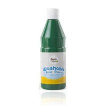 유아용 핑거 페인팅 워셔블 페인트(초록) 유아동 어린이집교구 미술 교구