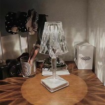 침대스탠드 크리스탈 탁상등 스페인 인기휴대 거실 침대헤드 분위기 무드등 로맨틱 선물 주얼리 충전, C01-기타, T06-주얼리 램프플러그인 상품3